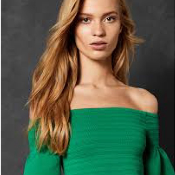 New Ted BAKER BARDOT DRESS,GREEN, SIZE:2,FRILL KNITTED SKATER,HOLIDAY DRESS - Picture 5 of 7